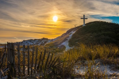 Cross on hill